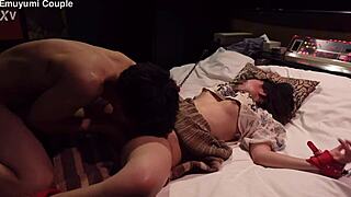 Giant tits beauty convulses in orgasm from intense clit licking foreplay