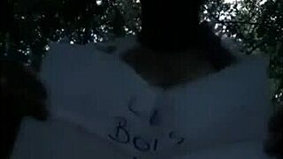 BENT OVER BOUND SLAVE HUMILIATED With DILDO In Forest!