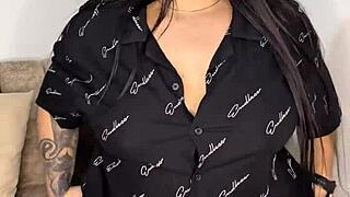 hey watch this college latina stuff lingerie pearls into fat pussy