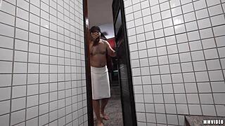 sauna dos cornos full cuckold scene on red too humiliating...