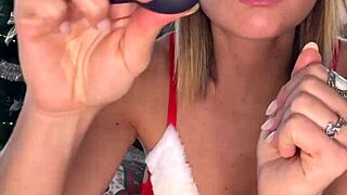 case three's little vibrator makes her lose control