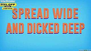 Spread Wide Luna Star Gets Dicked Deep By Brazzers Cock