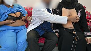 Doctor's Dick Thrilled by Nurse and Muslim Patient