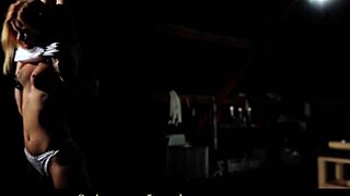 bound slave burns under wax during hard fuck?