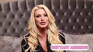 oh god! brittany andrews toys juicy pussy in snowy cabin!