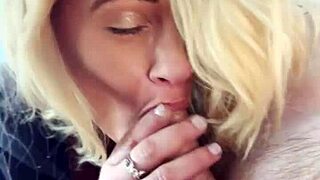 i pick up real street hooker for deepthroat blowjob and massive facial cumshot