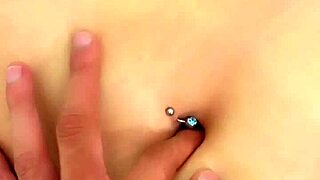 i love fingering this cute latina's beautiful navel close up