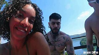 Brazilian Couple Swaps To Fuck Two Cute Morena Pussies