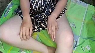 chindo girl teases boyfriend with steamy pussy closeups