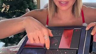 case three's little vibrator makes her lose control