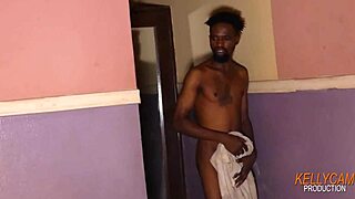 watch me squirt hard doggystyle then cum on my juicy tits with husband driver!!