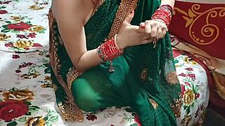 indian bhabhi's bedroom chudai with dever ends in creampie