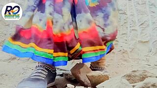 desi village tease drops saree for hairy pussy fingering