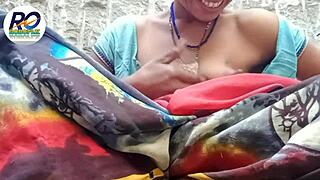 desi village tease drops saree for hairy pussy fingering