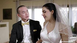 husband hates my buttplug but his friend fucks my italian ass deep