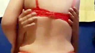 big ass latina rides cock with her thong on