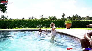 Shy Latina BBW Ass Makes Him Lose Control As She Sucks And Fucks