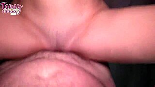 samantha black the petite pornstar gets bent over, fucked doggystyle, and creampied in lingerie