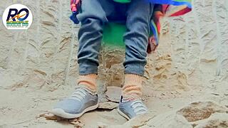 desi village tease drops saree for hairy pussy fingering