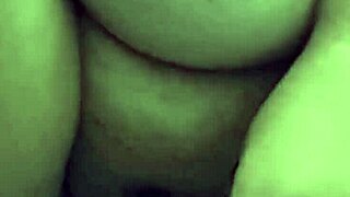 man, this chubby housewife is squirting hard on her dildo...