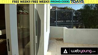 Petite Blonde Blake Eden Fingers Shauna Skye's Shaved Pussy