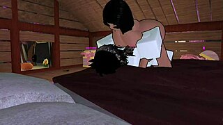 Lightskin slut begs monster cock then takes hard pounding game