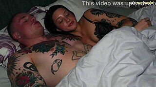 hubby's asleep... young wife rides stepdaddy's cock next to newlyweds!