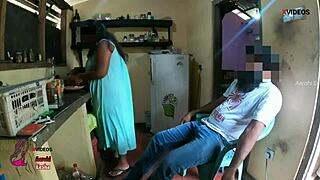 Cheating wife deepthroats monster cock to pay bills