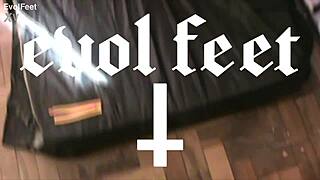 goddess feet make bbw latina and redhead slaves worship