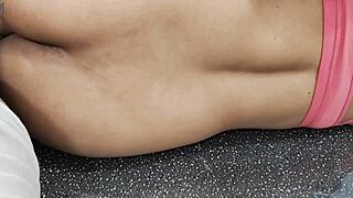 Arab Bangladeshi girlfriend roughly gangbanged by boyfriend and friend in hotel with juicy big ass deepthroat