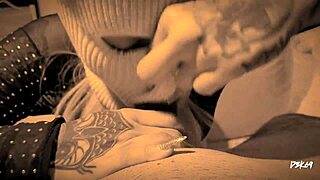 Boquete deepthroat chokes on cock explosive pov cumshot lingerie massage