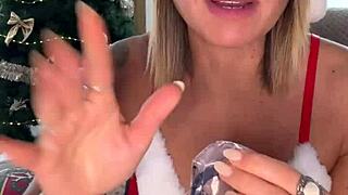 case three's little vibrator makes her lose control