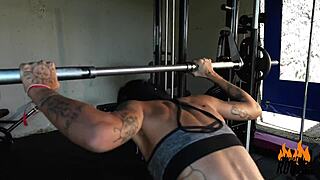 Latina Prostitute Caroleta Roots Masturbates To Orgasm In Gym