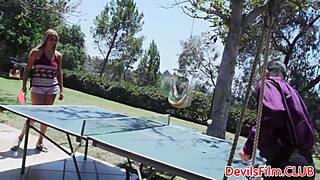 BENT OVER BABE PUSSYFUCKED DOGGYSTYLE THEN FACIALIZED CURVY TITS PIERCED!