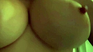 artemisia bounces juicy natural tits nipples slow motion