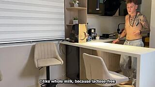 colombian neighbor begs for my milk in her tight pussy