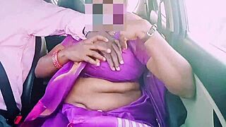 Indian Saree Housewife Car Sex Dirty Talk With Driver Romance