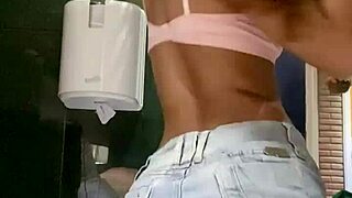 Petite Miniskirt Teen 18+ Teases Her Craving Pussy On Camera