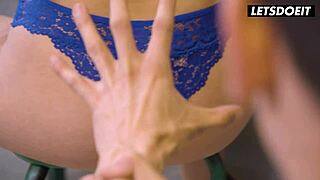 Cheating slut Mini Vampp rides roommate's monster cock deep