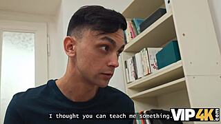 vip4k. bookworm milf cougar fucks nerd boy hardcore natural tits
