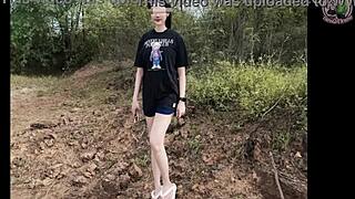 cute thai teen fucked intensely outdoors real pov
