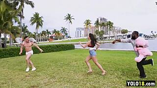 shaved teen natalie brooks pussy gets drilled hard by big cocked cupid doggystyle cowgirl