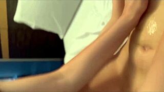 caught my husbands lover in closet now fingering her saggy tits pussy scissoring orgasm