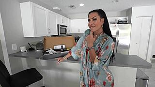 Latina Neighbor Slut Craves Big White Cock