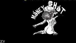 Blaq clansmen parody rips clothes for skinny slut's interracial doggystyle pounding. She squirts hard.