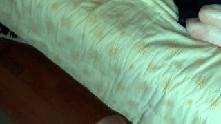 stepmom rests as i rub cock in her mouth and ass!