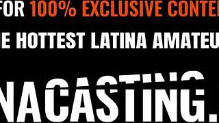 curvy colombian babe strips deepthroats for boss casting