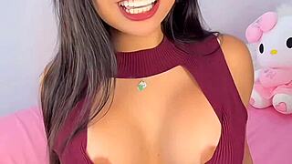 Gorgeous latina Emanuelly Raquel ignores your jerking with extreme dirty talk