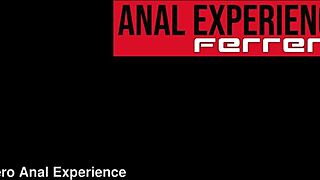 wet musa martina takes balls deep rough anal dp with cock and toy, huge gape and pee