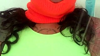 yo masked ebony milf, big ass up tits out ready for black cock pounding??